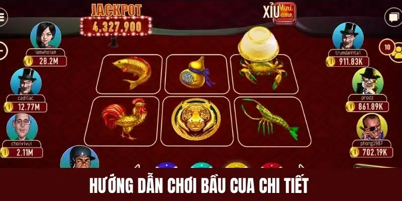 Cách chơi bầu cua game rất đơn giản 